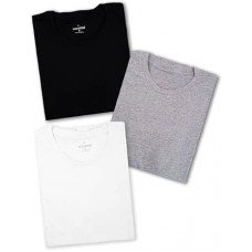 Kit 3 Camisetas Básicas Masculinas Sandrini Preto ou Sortido Algodão Premium Conforto Casual Dia a Dia Kit 3 Camisetas Básicas Masculinas Sandrini Preto ou Sortido Algodão Premium Conforto Casual Dia a Dia