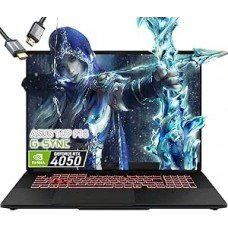ASUS -TUF F16 Gaming-Laptop RTX 4050 - Intel Core 5 210H Beat AMD Ryzen 7 7435HS -40.6 cm FHD+ Display 144Hz- 32GB RAM -1TB PCIe SSD -RGB Backlit Keyboard -G-SYNC -Portatil Gamer PC -Windows 11 -Cabo ASUS -TUF F16 Gaming-Laptop RTX 4050 - Intel Core 5 210H Beat AMD Ryzen 7 7435HS -40.6 cm FHD+ Display 144Hz- 32GB RAM -1TB PCIe SSD -RGB Backlit Keyboard -G-SYNC -Portatil Gamer PC -Windows 11 -Cabo