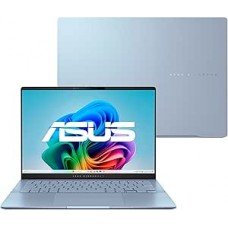Notebook ASUS Vivobook S 14, Core Ultra 7, 32 GB, 1.0 TB SSD, W11 Home, Tela 14.0'' OLED, Mist Blue - S5406SA-PP097W Notebook ASUS Vivobook S 14, Core Ultra 7, 32 GB, 1.0 TB SSD, W11 Home, Tela 14.0'' OLED, Mist Blue - S5406SA-PP097W