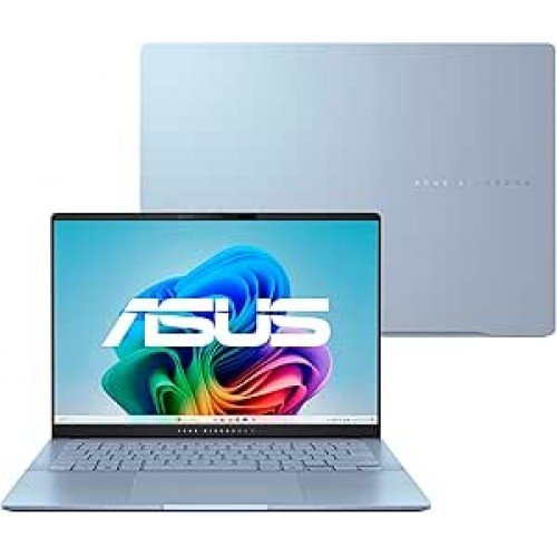 Notebook ASUS Vivobook S 14, Core Ultra 7, 32 GB, 1.0 TB SSD, W11 Home, Tela 14.0'' OLED, Mist Blue - S5406SA-PP097W Notebook ASUS Vivobook S 14, Core Ultra 7, 32 GB, 1.0 TB SSD, W11 Home, Tela 14.0'' OLED, Mist Blue - S5406SA-PP097W