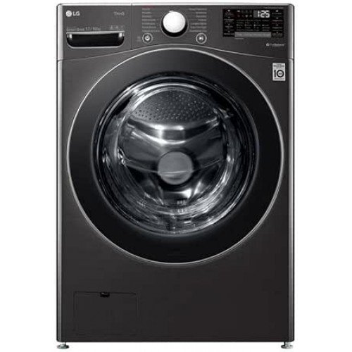 Lava e Seca Smart LG 17kg Aço Escovado Preto com Conectividade Wi-Fi ThinQ - WD17BV2S6B - Motor Inverter