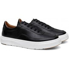 Tênis em Couro Onix Shoes - Elegância e Conforto para Homens, Solado Antiderrapante Tênis em Couro Onix Shoes - Elegância e Conforto para Homens, Solado Antiderrapante