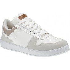 Tênis Branco Feminino Casual Confortável com Recortes Colorido Original Lóris Shoes 7802 Tênis Branco Feminino Casual Confortável com Recortes Colorido Original Lóris Shoes 7802