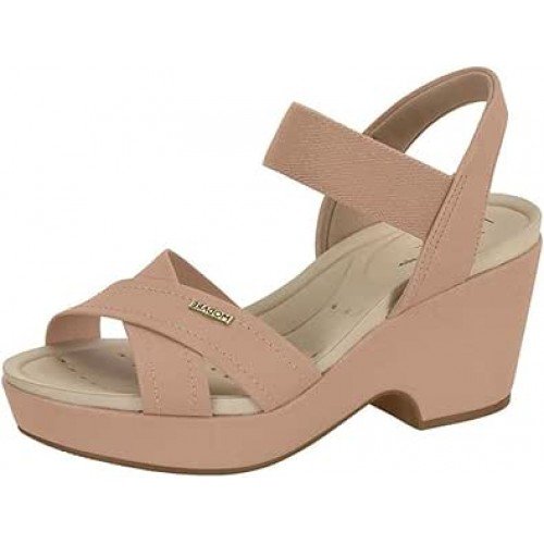 Sandália Feminina Salto Médio com Elástico Meia Pata Modare Ultra Conforto 7137.117 Sandália Feminina Salto Médio com Elástico Meia Pata Modare Ultra Conforto 7137.117