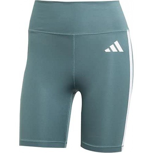 Shorts Feminino Adidas Optime ESS 3S Verde Shorts Feminino Adidas Optime ESS 3S Verde