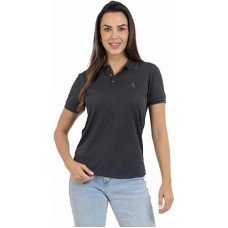Camisa Polo Feminina em Viscose Manga Curta Conforto Casual Camisa Polo Feminina em Viscose Manga Curta Conforto Casual