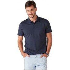 Camisa Malwee Polo Lisa Masculino, Azul Marinho, XGG Camisa Malwee Polo Lisa Masculino, Azul Marinho, XGG