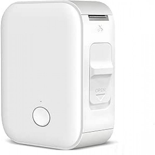 Mini Impressora Térmica Bluetooth Portátil, Mini Impressora de Etiquetas, Rotuladora de Etiquetas Adesivas, Máquina de Etiquetar com Fita Inteligente, Mpressora Térmica Etiquetadora