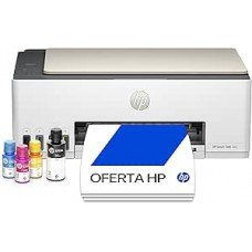 Impressora Multifuncional HP Smart Tank 583 Tanque de Tinta Colorida Wi-Fi com autorreparo, USB - Impressora, Copiadora e Scanner Cor: Branco (4A8D8A) Impressora Multifuncional HP Smart Tank 583 Tanque de Tinta Colorida Wi-Fi com autorreparo, USB - Impressora, Copiadora e Scanner Cor: Branco (4A8D8A)