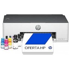 Impressora HP Smart Tank 210 com Tanque de Tinta Colorida - Com Wi-Fi - USB 2.0 de alta velocidade. Funções da impressora: Imprimir. Cor: Branco (3D4L5A) Impressora HP Smart Tank 210 com Tanque de Tinta Colorida - Com Wi-Fi - USB 2.0 de alta velocidade. Funções da impressora: Imprimir. Cor: Branco (3D4L5A)