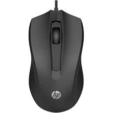 Mouse HP USB 100 Preto - Sensor Óptico Ambidestro Resoluções até 1600 DPI Compatível com PC/Mac - 6VY96AA Mouse HP USB 100 Preto - Sensor Óptico Ambidestro Resoluções até 1600 DPI Compatível com PC/Mac - 6VY96AA