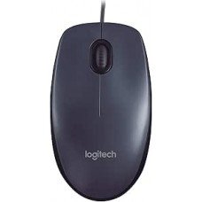 Mouse com fio USB Logitech M90 com Design Ambidestro e Facilidade Plug and Play Mouse com fio USB Logitech M90 com Design Ambidestro e Facilidade Plug and Play