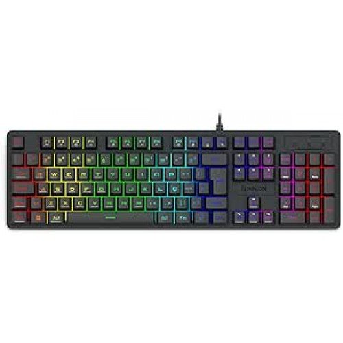 Teclado Membrana Gamer Redragon Netherbane K521-RGB USB Preto