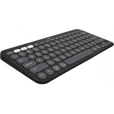 Teclado sem fio Logitech Pebble Keys 2 K380s com Conexão Bluetooth Easy-Switch e Pilha Inclusa - Compatível com PC, Mac, Chrome OS, Android, iOS e Apple TV, Layout US - Grafite Teclado sem fio Logitech Pebble Keys 2 K380s com Conexão Bluetooth Easy-Switch e Pilha Inclusa - Compatível com PC, Mac, Chrome OS, Android, iOS e Apple TV, Layout US - Grafite