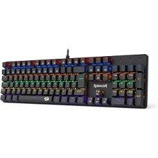 TECLADO MECÂNICO GAMER REDRAGON VALHEIM ILUMINAÇÃO RAINBOW PRETO SWITCH BROWN K608-R (PT-BROWN) TECLADO MECÂNICO GAMER REDRAGON VALHEIM ILUMINAÇÃO RAINBOW PRETO SWITCH BROWN K608-R (PT-BROWN)