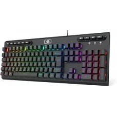 Teclado Gamer Redragon Aditya, Membrana, RGB, ABNT2 - K513-RGB PT - Preto Teclado Gamer Redragon Aditya, Membrana, RGB, ABNT2 - K513-RGB PT - Preto