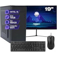 Pc Computador Completo Intel Core I5 Memoria 16gb Ssd 480gb Monitor 19 Pc Computador Completo Intel Core I5 Memoria 16gb Ssd 480gb Monitor 19