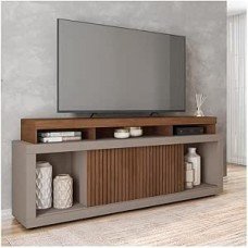 Bancada Rack Para Tv até 70 Polegadas Sun Marrom Caemmun Bancada Rack Para Tv até 70 Polegadas Sun Marrom Caemmun