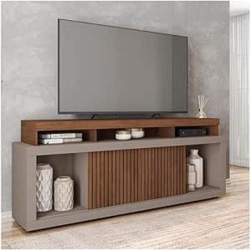 Bancada Rack Para Tv até 70 Polegadas Sun Marrom Caemmun Bancada Rack Para Tv até 70 Polegadas Sun Marrom Caemmun