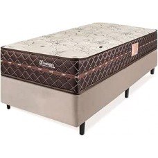 Cama Box Colchão Solteiro Firme Espuma D33 Antialérgico Certificado 88x188x58cm - BF Colchões Cama Box Colchão Solteiro Firme Espuma D33 Antialérgico Certificado 88x188x58cm - BF Colchões