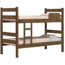 Beliche Solteiro J&A Móveis Prisma Plus c/ escada e proteção - Jequitibá Beliche Solteiro J&A Móveis Prisma Plus c/ escada e proteção - Jequitibá