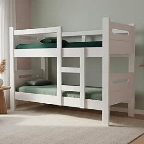 Beliche Compacta Moderna Vira Duas Camas Solteiro Com Design Funcional E Estrutura Reforçada (Branco) Beliche Compacta Moderna Vira Duas Camas Solteiro Com Design Funcional E Estrutura Reforçada (Branco)