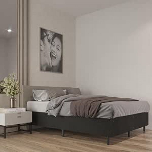 Cama Box Casal Confort com Acabamento Suede - ViaNossa Cama Box Casal Confort com Acabamento Suede - ViaNossa