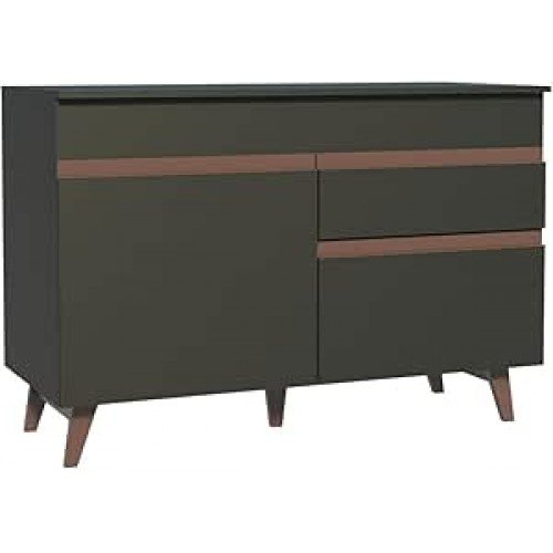 Balcão Gabinete de Pia Madesa Reims 2 Portas e 1 Gaveta - Preto Balcão Gabinete de Pia Madesa Reims 2 Portas e 1 Gaveta - Preto