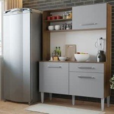 Armário de Cozinha Compacta 120cm Life Madesa Armário de Cozinha Compacta 120cm Life Madesa