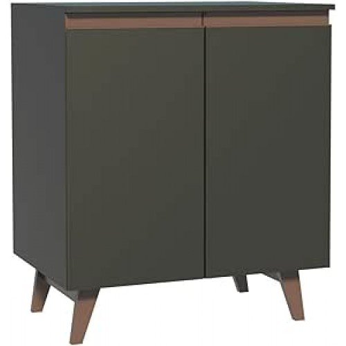 Balcão Madesa Reims 70 cm 2 Portas - Preto Balcão Madesa Reims 70 cm 2 Portas - Preto