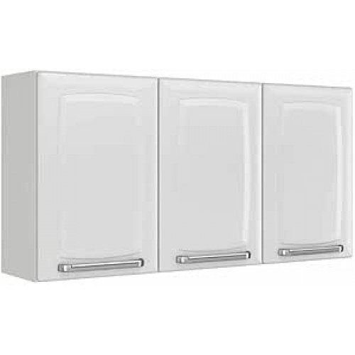 Armário Aéreo Cozinhas Itatiaia Luce - 3 Portas - Branco Armário Aéreo Cozinhas Itatiaia Luce - 3 Portas - Branco