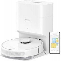 DREAME D10 Plus Gen 2 Robô Aspirador e Mopa com Base de Autolimpeza para 90 Dias de Limpeza, Sucção de 6000 Pa e Navegação LiDAR, Desvio de Obstáculos, Conexão Wi-Fi, 127v